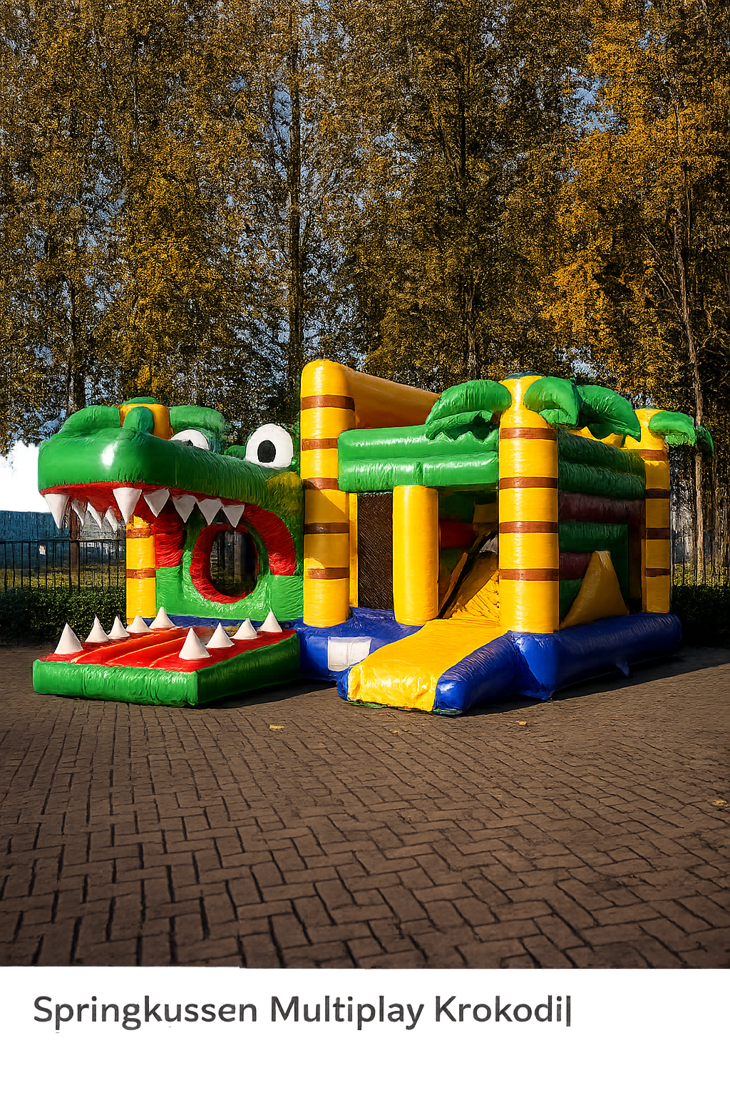 Springkussen Multiplay Krokodil