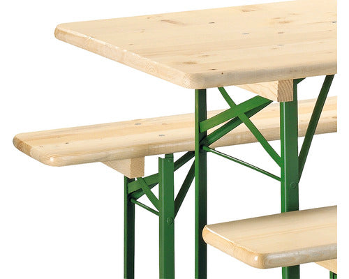 Bierbank Set 220x70x75 cm