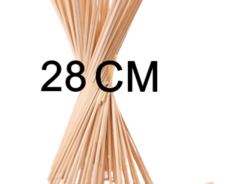 🎋 100 Suikerspinstokjes (28 cm)