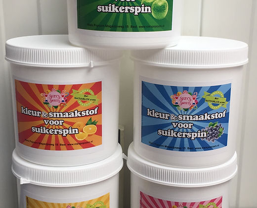 🍬 1 Kilo Suikerspinsuiker (Smaak naar Keuze)